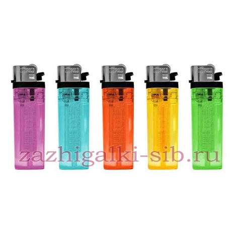 Зажигалка кремниевая Unigold BS-60 прозрачная цветная0