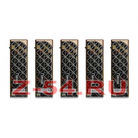 Турбо (ПАНДА 999-6 МЕТАЛЛ JET) Золото клетки с откидной крышкой 1*25*400