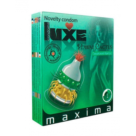 Презервативы Luxe Maxima Гавайский кактус0