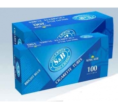 Гильзы сигаретные S&B  Blue  (100 шт/блок) фильтр 15 мм  1*90