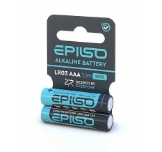 Батарейки EPILSO LR03/AAA shrink card 2шт 1*60*12