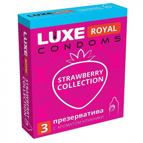 Презервативы LUXE ROYAL Strawberry collection 1*240