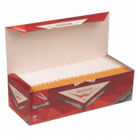 Гильзы сигаретные WATSON RED 200шт King Size ( фильтр 15мм)0