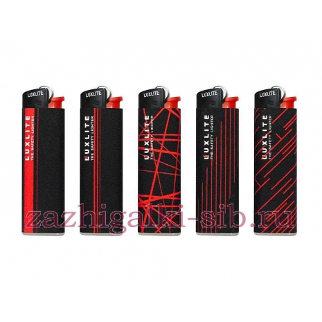 Зажигалка кремниевая Luxlite X1 Red Line0